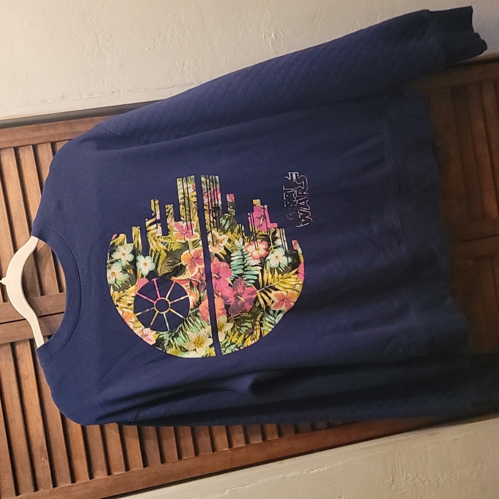Star Wars Floral Death Star Crewneck Sweatshirt